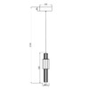 Миниатюра фото подвесной светодиодный светильник maytoni verticale mod308pl-l9bl3k | 220svet.ru