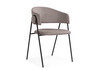 Миниатюра фото стул на металлокаркасе woodville криспиан латте (zd 290) / черный 619203 | 220svet.ru