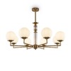 Миниатюра фото подвесная люстра freya fr5185pl-08bs | 220svet.ru