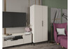 Миниатюра фото шкаф двухстворчатый кашемир woodville иадама кашемир 619903 | 220svet.ru