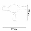 Миниатюра фото потолочная люстра vitaluce v3762-1/3pl | 220svet.ru