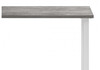 Миниатюра фото стол деревянный woodville лиман 140x80 бетон светлый / белый матовый 619215 | 220svet.ru