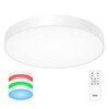 Миниатюра фото потолочный светодиодный светильник с пультом ду citilux купер rgb белый cl724105g0 | 220svet.ru