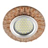 Миниатюра фото встраиваемый светильник fametto luciole dls-l151 gu5.3 glassy/tea | 220svet.ru