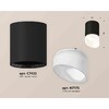 Миниатюра фото комплект накладного светильника ambrella light techno spot xs7422026 sbk/fr черный песок/белый матовый (c7422, n7175) | 220svet.ru