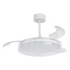 Миниатюра фото потолочная люстра-вентилятор mantra glass fan 9525 | 220svet.ru