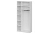 Миниатюра фото шкаф комплектация 2 woodville даиго с антресолью белый текстурный 676149 | 220svet.ru
