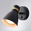 Миниатюра фото спот arte lamp fafnir a5047ap-1bk | 220svet.ru