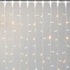 Миниатюра фото гирлянда занавес с колпачком 2 x 2 м тепло-белый 220в, 400 led, провод прозрачный пвх, ip65 ltc pcl402cap-10-2ww | 220svet.ru