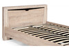 Миниатюра фото полутораспальная кровать 140х200 woodville магантия с пм парящая дуб баррик 533200 | 220svet.ru