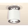 Миниатюра фото комплект накладного светильника ambrella light techno spot xs7401102 swh/psl белый песок/серебро полированное (n7927, c7401, n7012) | 220svet.ru