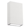 Миниатюра фото уличный настенный светодиодный светильник arte lamp algol a2750al-2wh | 220svet.ru