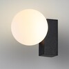 Миниатюра фото настенный светильник odeon light viva 7124/1w черный | 220svet.ru