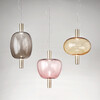 Миниатюра фото подвесной светильник riflesso sp 3 amethyst/gold vistosi | 220svet.ru