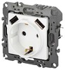 Миниатюра фото розетка эра серия 12 12-4109-01м 2p+e 16a-250в штор. с 2xusb 5в-3а белый матовый б0065728 | 220svet.ru