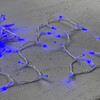 Миниатюра фото гирлянда нить с колпачком 10м синяя 220в, 100 led, провод прозрачный пвх, ip65 ltc pst100cap-10-2b | 220svet.ru