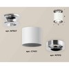 Миниатюра фото комплект накладного светильника ambrella light techno spot xs7401102 swh/psl белый песок/серебро полированное (n7927, c7401, n7012) | 220svet.ru