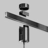 Миниатюра фото трековый магнитный светодиодный светильник maytoni focus led tr155-1-5w4k-b | 220svet.ru