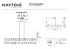 Миниатюра фото подвесной светодиодный светильник maytoni mirage mod173pl-l48bs3k | 220svet.ru