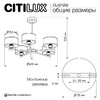 Миниатюра фото потолочная люстра на штанге citilux alton cl421252 | 220svet.ru