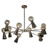 Миниатюра фото люстра на штанге loft it halley 10046/10 gold | 220svet.ru
