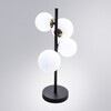 Миниатюра фото настольная лампа arte lamp gemini a2243lt-4bk | 220svet.ru