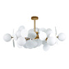 Миниатюра фото люстра на штанге loft it matisse 10008/12 white | 220svet.ru