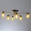 Миниатюра фото потолочная люстра arte lamp manchester a7045pl-6bk | 220svet.ru