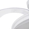 Миниатюра фото потолочная люстра-вентилятор mantra glass fan 9525 | 220svet.ru