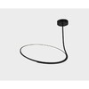 Миниатюра фото подвесной светодиодный светильник italline it013-6025 black 3000k | 220svet.ru