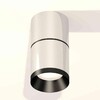 Миниатюра фото комплект накладного светильника ambrella light techno spot xs7405041 psl/pbk серебро полированное/черный полированный (c7405, a2071, c7405, n7031) | 220svet.ru