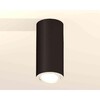 Миниатюра фото комплект накладного светильника ambrella light techno spot xs7443001 sbk/swh черный песок/белый песок (c7443, n7001) | 220svet.ru