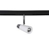 Миниатюра фото трековый светодиодный светильник для магнитного шинопровода crystal lux space clt 0.33 006 12w wh-ch 4000k | 220svet.ru
