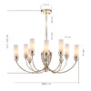 Миниатюра фото потолочная люстра на штанге st luce элегра sl1402.253.10 | 220svet.ru