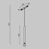 Миниатюра фото трековый светодиодный светильник maytoni focus led exility tr226-4-5wtw-m-dsz-b | 220svet.ru