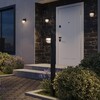 Миниатюра фото настенный уличный светильник novotech haut 371075 черный | 220svet.ru