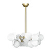 Миниатюра фото люстра на штанге loft it matisse 10008/8 white | 220svet.ru