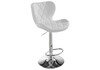 Миниатюра фото барный стул woodville porch белый / хром 15508 | 220svet.ru