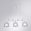 Миниатюра фото подвесная люстра arte lamp passero a4289sp-3wh | 220svet.ru