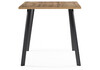 Миниатюра фото стол деревянный woodville тринити лофт 120x80x75 25 мм дуб вотан / черный матовый 539242 | 220svet.ru