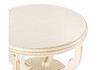 Миниатюра фото журнальный стол woodville луис круглый слоновая кость / золото 618721 | 220svet.ru