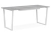 Миниатюра фото стол деревянный woodville лота лофт 120 25 мм бетон / белый матовый 489648 | 220svet.ru