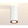 Миниатюра фото комплект накладного светильника ambrella light techno spot xs7442005 swh/ppg белый песок/золото розовое полированное (c7442, n7005) | 220svet.ru