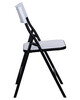Миниатюра фото набор 4шт стул складной dobrin liam lmy-pp103-n_b-m_p-white-13987 | 220svet.ru
