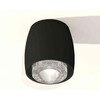 Миниатюра фото комплект накладного светильника ambrella light techno spot xs1142020 sbk/cl черный песок/прозрачный (c1142, n7191) | 220svet.ru