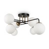 Миниатюра фото потолочная люстра freya navel fr8016pl-08bbs1 | 220svet.ru