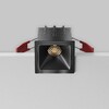 Миниатюра фото встраиваемый светодиодный светильник maytoni alfa led dl043-01-10w3k-sq-b-1 | 220svet.ru
