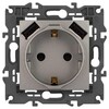 Миниатюра фото розетка эра elegance 14-4109-16 2p+e 16a-250в штор. с 2xusb 5в-3а титан б0065775 | 220svet.ru