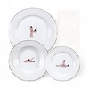 Миниатюра фото тарелка seikantai5271 elongated set of 3 seletti 09846 | 220svet.ru