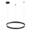 Миниатюра фото подвесной светодиодный светильник lumion echo 6530/34l чёрный 34w | 220svet.ru